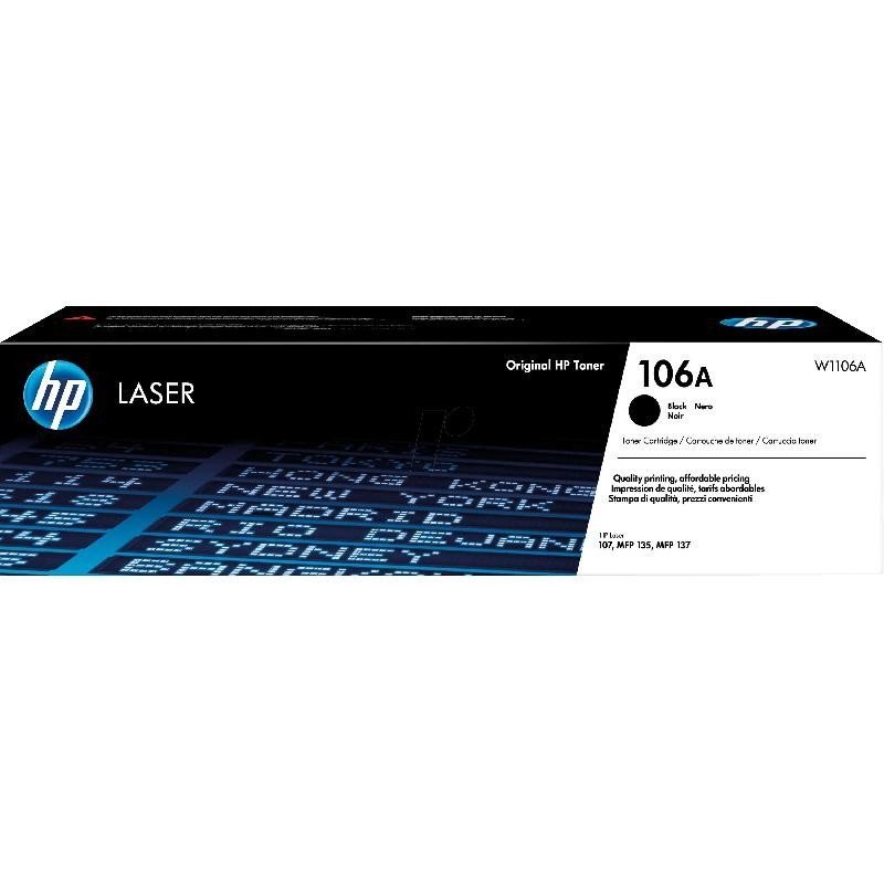 HP 106A Black Original LaserJet Toner Cartridge