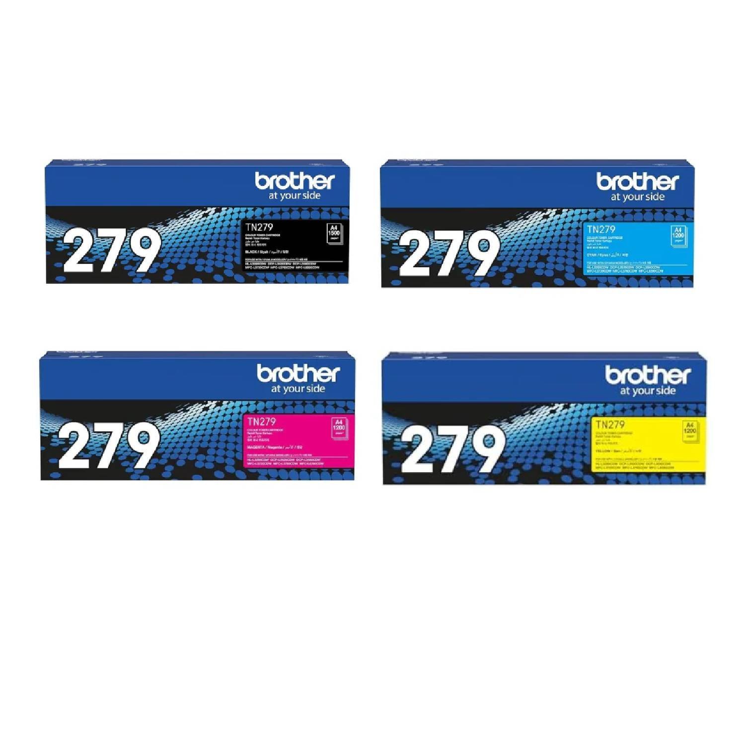 Brother TN 279 Laser Toner Set