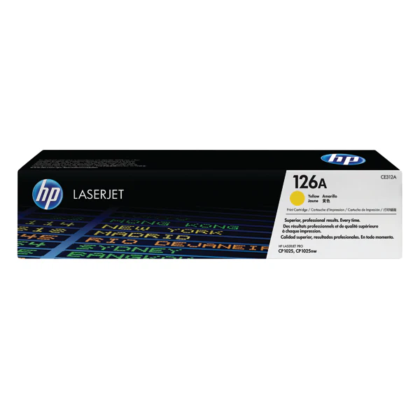 HP 126A Yellow Original LaserJet Toner Cartridge